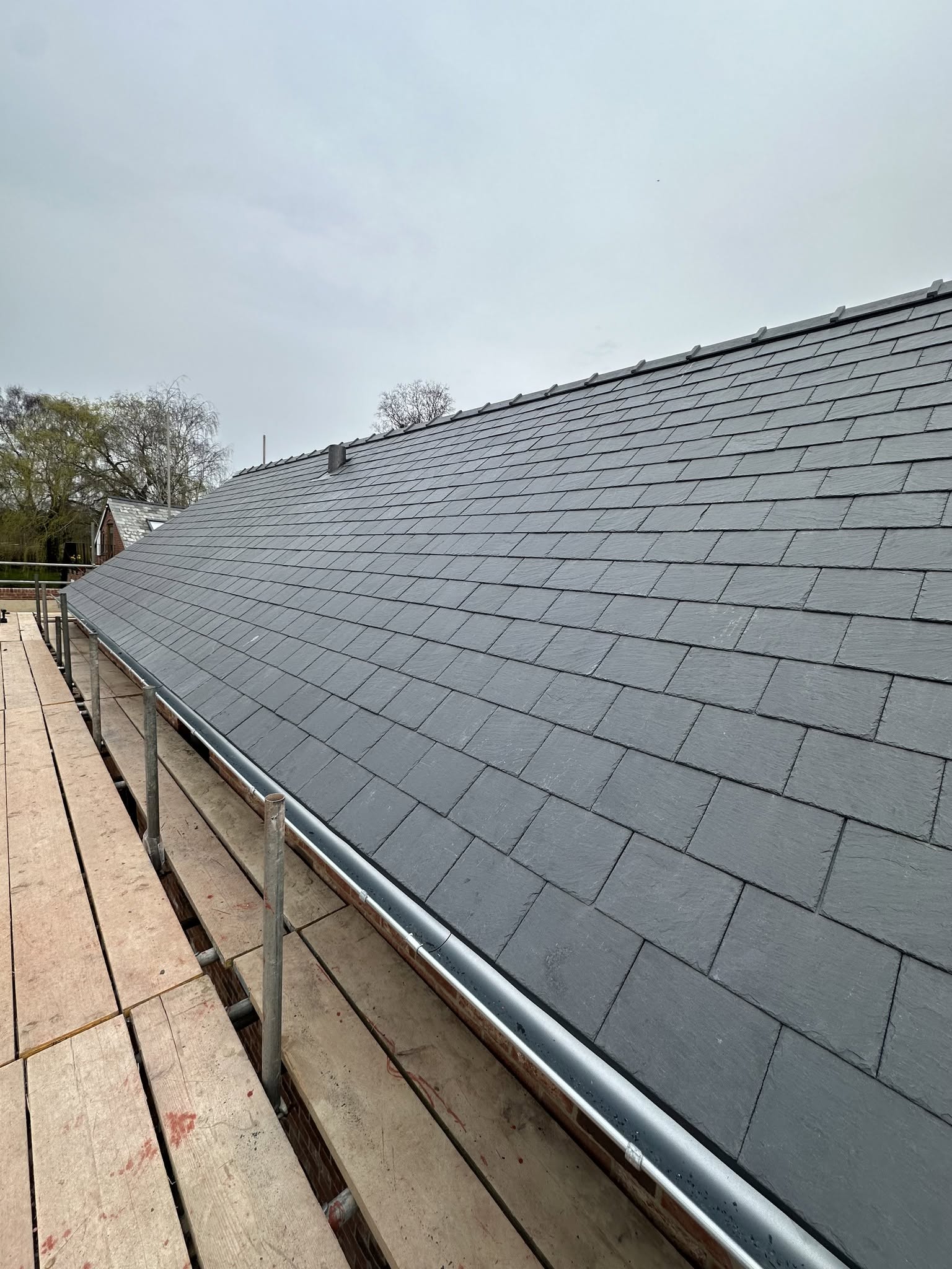 Finished pitched roof